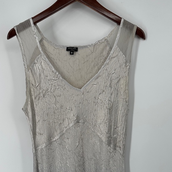 Komarov Asymmetrical Y2K Gradient Fairy Dress in Gray and Black - Picture 4 of 9